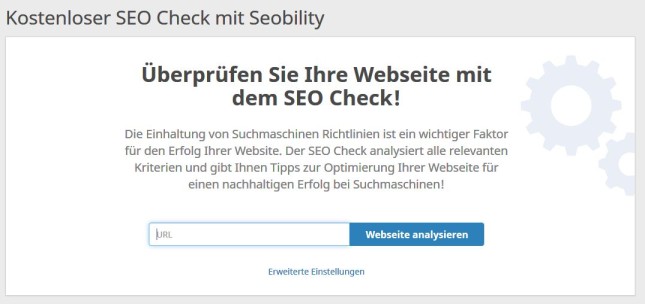 SEO Suchmaschinen Optimierung Ihrer Webseiten